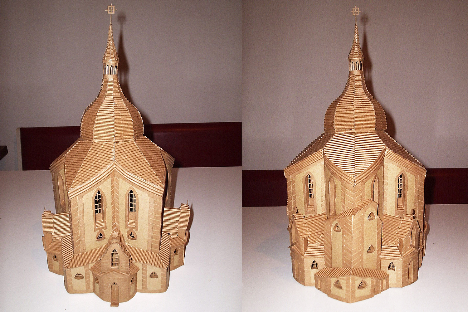 model kostela jana nepomuckeho na zelene hore