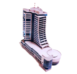 Architektonicky model regionalni centrum olomouc